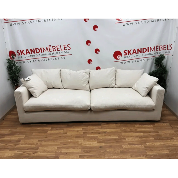 Dīvāns COMFY (3 seater) (TUCKER 2 WHITE) (Ekspozīcija) Dīvāns COMFY (3 seater) (TUCKER 2 WHITE) (Ekspozīcija)